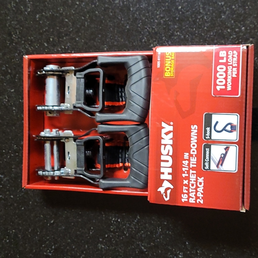 Husky Ratchet Tie-Down Straps